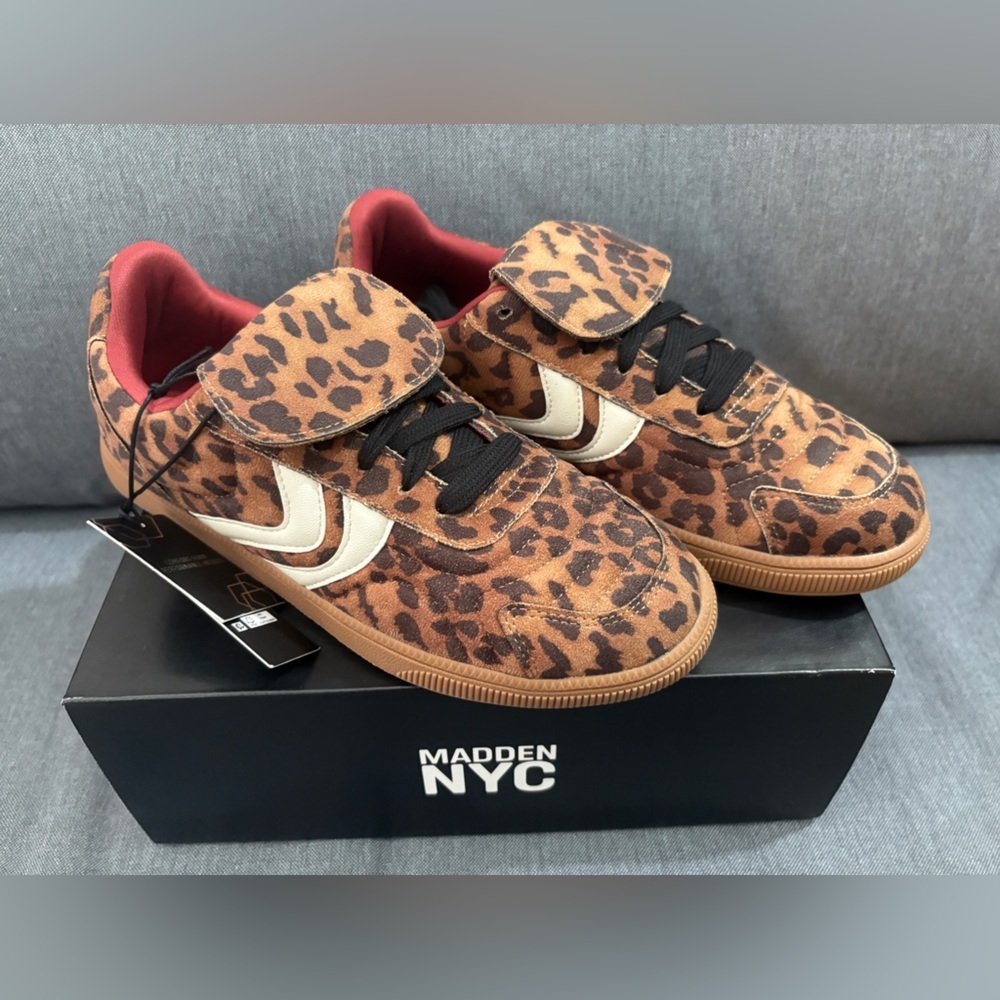 Madden NYC Leopard Print Women's Sneakers - Picture 5 of 6